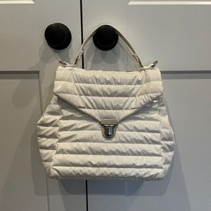 THINK ROYLN White Puffer Bag NWOT
